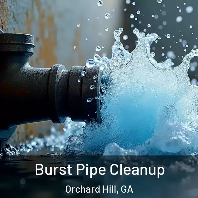  Burst Pipe Cleanup Orchard Hill, GA