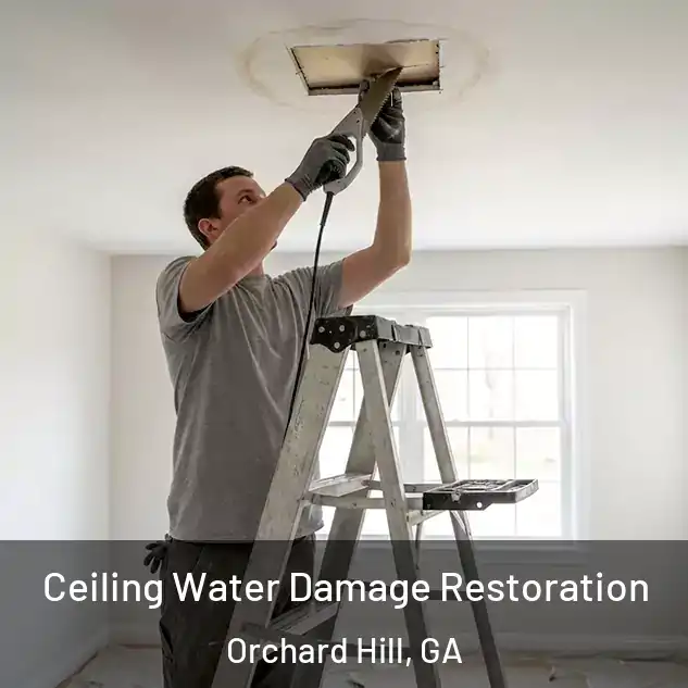  Ceiling Water Damage Restoration Orchard Hill, GA