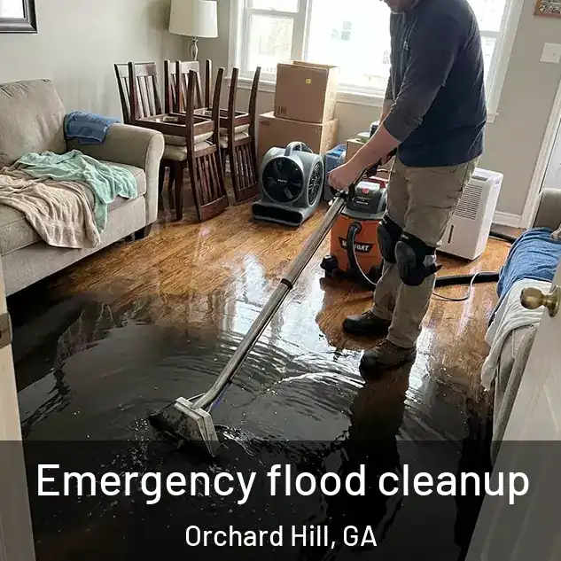  Emergency flood cleanup Orchard Hill, GA