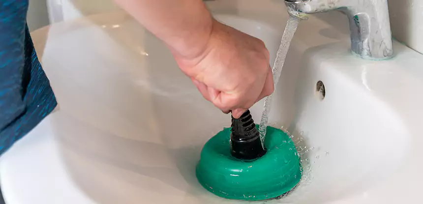 Sink Standing Water Blockage Removal in Orchard Hill