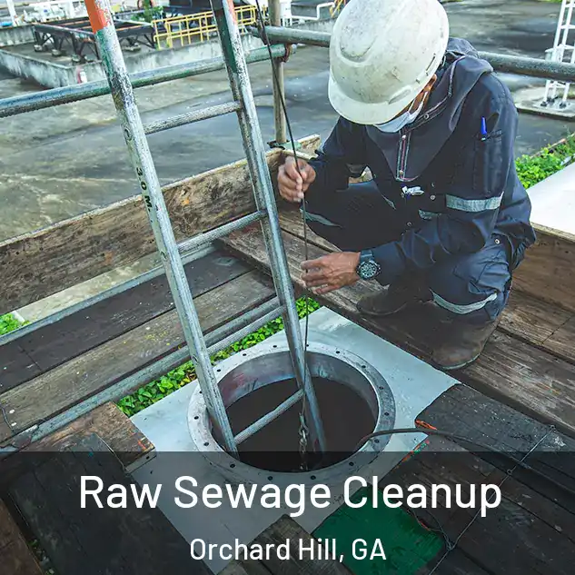  Raw Sewage Cleanup Orchard Hill, GA
