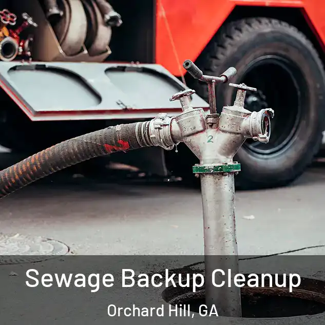  Sewage Backup Cleanup Orchard Hill, GA