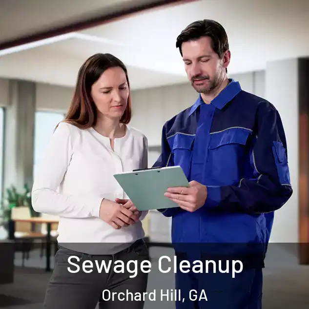  Sewage Cleanup Orchard Hill, GA