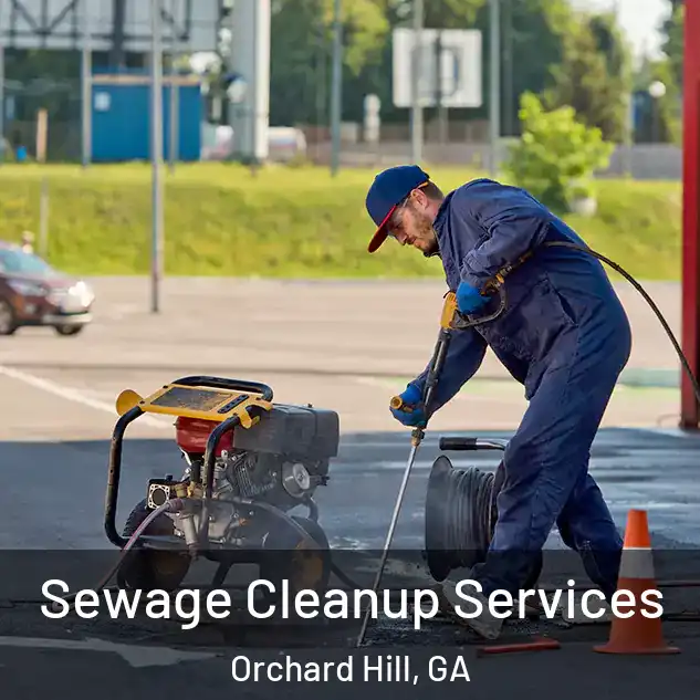  Sewage Cleanup Services Orchard Hill, GA