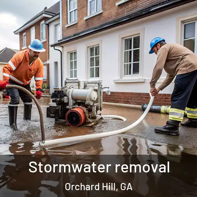  Stormwater removal Orchard Hill, GA